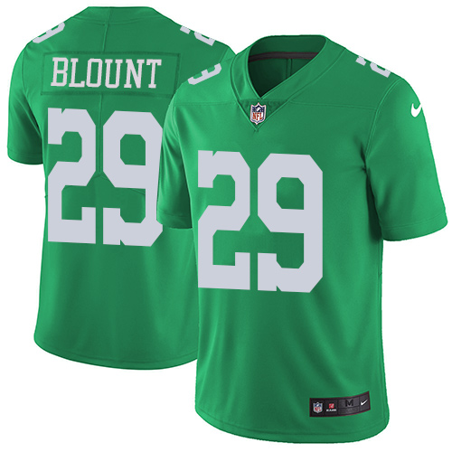 Nike Eagles #29 LeGarrette Blount Green Youth Stitched NFL Limited Rush Jersey